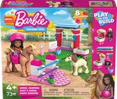 Mega Barbie paard bouwset - 73 bouwstenen