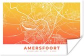 Poster Plan de ville - Amersfoort - Jaune - Oranje - 30x20 cm