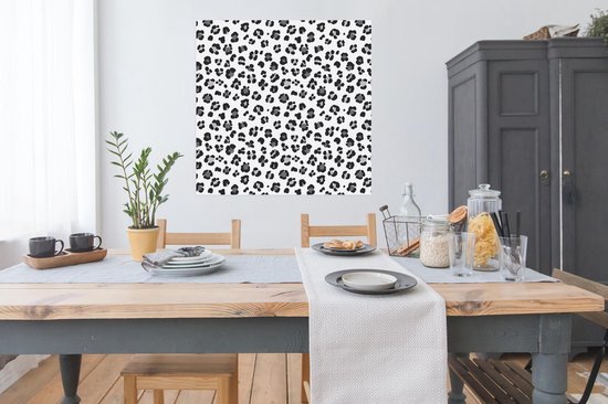 Poster Panthère - Grijs - Taches - 100x100 cm XXL