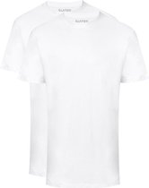 Slater 2-pack American T-shirt Wit - maat 3XL