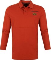 PME Legend Longsleeve Polo Rood - maat XXL