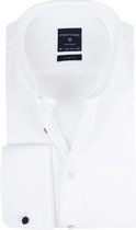 Profuomo Shirt Cutaway Dubbel Manchet Wit - maat 41