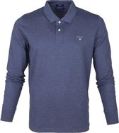 Gant Rugger Poloshirt LS Blauw - maat M