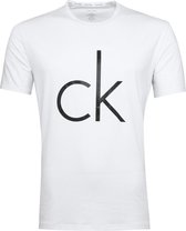 Calvin Klein T-Shirt Wit Logo - maat S