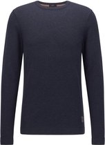 Hugo Boss T-shirt Longsleeve Tempest Donkerblauw - maat L