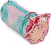 etui Wild Friends junior 20 x 8 cm polyester blauw/roze