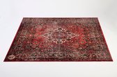 DRUMnBASE vintage persian 185x160cm original red - Drumtapijt, kleur: origineel rood - Rood