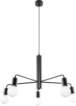 Trend24 Plafondlamp Duomo 5 - E27 - Zwart