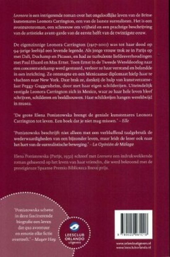 Achterkant boek met tekst en streepjescode.