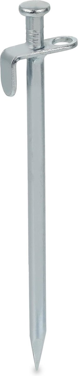 Relaxdays tentharingen set - 12 stuks - rvs - 20x2,6 cm - harde ondergronden - kamperen van Relaxdays — afbeelding 2