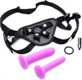 Double-G Deluxe Vibrerende Strap-On Set - Sextoys - Dildo's  - Toys voor dames - Strap on