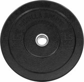 Gorilla Sports Bumper Plate - Halterschijf - 15 kg - Rubber - 50 mm