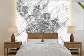 Papier peint photo peint vinyle - Plan de la ville de Leiden - Plan d'étage largeur 220 cm x hauteur 220 cm - Tirage photo sur papier peint (disponible en 7 tailles)