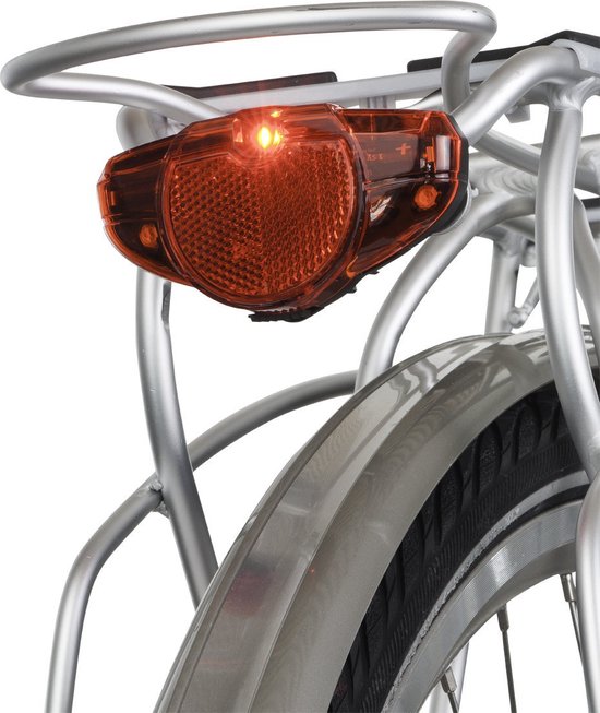 AXA Spark Battery Achterlicht - LED Fietsverlichting op Batterij - 500 m Zichtbaarheid - 100 uur - 50–80 mm Montage - Zijzicht van AXA — afbeelding 3