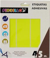 Pincello Zelfklevende Etiketten 43 X 52 Mm Papier Geel