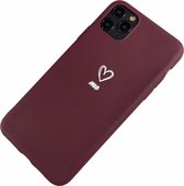 Apple iPhone 7 Plus / 8 Plus - love me zacht hoesje Eva rood - Geschikt voor