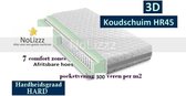 2-Persoons Matras -POCKET HR45 KOUDSCHUIM 7 ZONE 23 CM - 3D   - Stevig ligcomfort - 140x220/23