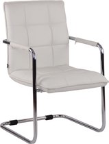 Bureaustoel - Voor Volwassenen - Bureaustoelen -  Modern - Wit - Metaal - 57 cm x 64 cm x 89 cm