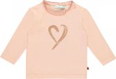 Babylook T-Shirt Heart Coral Cloud