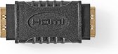 Nedis HDMI™-Adapter | HDMI™ Female | HDMI™ Female | Verguld | Recht | ABS | Zwart | 1 Stuks | Polybag