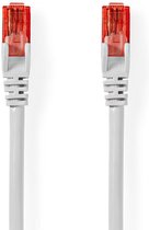Nedis CAT6-kabel | RJ45 Male | RJ45 Male | U/UTP | 1.50 m | Rond | PVC | Wit | Polybag