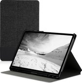 kwmobile hoes voor Huawei MatePad Pro 12.6 (2021) - Slanke tablethoes met standaard - Tablet cover in antraciet / zwart