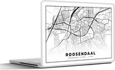 Laptop sticker - 10.1 inch - Kaart - Roosendaal - Nederland - 25x18cm - Laptopstickers - Laptop skin - Cover