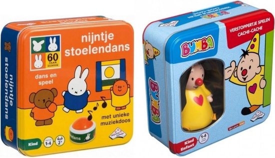 Babyset - 1-4 jaar - Kinderspel - Nijntje Stoelendans & Bumba Verstoppertje Spelen