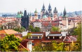 Praag, Europese stad van de honderd torens - Foto op Forex - 120 x 80 cm