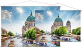 De Berliner Dom op het Museumeiland van Berlijn - Foto op Textielposter - 60 x 40 cm