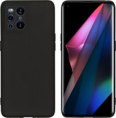 iMoshion Color Backcover Oppo Find X3 Pro 5G hoesje - zwart
