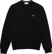 Lacoste Round Neck Knitwear Classic Fit Black