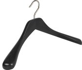 De Kledinghanger Gigant - 2 x Garderobehanger Uno essenhout zwart gebeitst, 45 cm