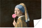 Poster Meisje met de parel - Johannes Vermeer - Lolly - 90x60 cm