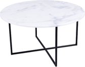 Marmer salontafel rond - 80 x 80 cm