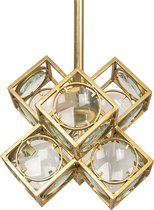 Hanglamp 38*38*38 cm E27/max 1*60W Goudkleurig Ijzer, Glas Hanglamp Eettafel Hanglampen Eetkamer