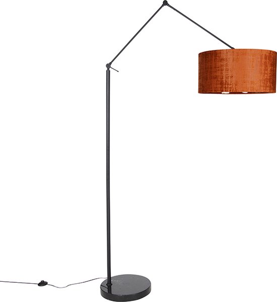 QAZQA editor - Moderne Vloerlamp | Staande Lamp - 1 lichts - H 1908 mm - Oranje - Woonkamer | Slaapkamer