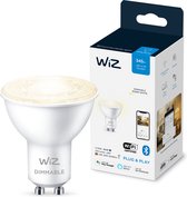 WiZ Slimme LED Verlichting GU10 Spot - Wit Licht - 4,7W - Mat - Wi-Fi