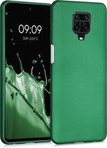 kwmobile telefoonhoesje voor Xiaomi Redmi Note 9S / 9 Pro / 9 Pro Max - Hoesje voor smartphone - Back cover in metallic donkergroen