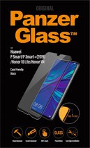 PanzerGlass Case Friendly Gehard Glas Screenprotector Geschikt voor Huawei P Smart (2019) - Zwart