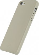 Apple iPhone 5/5s/SE Hoesje - Mobilize - Premium Serie - Kunstlederen Backcover - Creamy White - Hoesje Geschikt Voor Apple iPhone 5/5s/SE