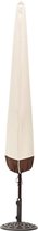 El Jardin - Parasolhoes voor 300 - 350 cm doorsnede - 190 cm (L) x 58cm (B1) x 58cm (B2) - Zweefparasol -  Bruin Beige - De Luxe