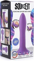 Squeeze-It Siliconen Dildo - Paars