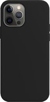 Hoesje Geschikt voor iPhone 13 Pro Max Hoesje Siliconen Cover Case - Hoes Geschikt voor iPhone 13 Pro Max Hoes Back Case - Zwart