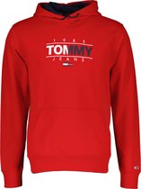 Tommy Jeans Sweater - Slim Fit - Rood - XL