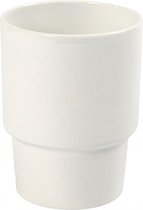decoreer jouw mok 11 cm / 8,5 cm wit 2 stuks