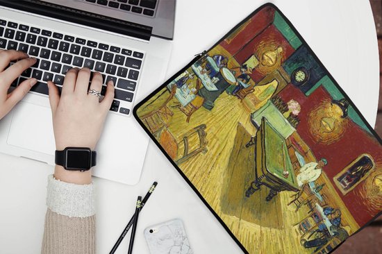 Housse ordinateur 15 pouces - Le café de nuit - Vincent van Gogh - Housse ordinateur