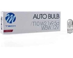 W5W T10 12V 5W - Helder - 10 stuks