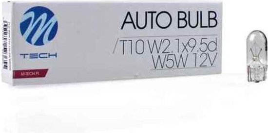 W5W T10 12V 5W - Helder - 10 stuks