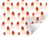 Muurstickers - Sticker Folie - Sinterklaas - Sint - Kinderen - Jongens - Meisjes - Kind - 40x30 cm - Plakfolie - Muurstickers Kinderkamer - Zelfklevend Behang